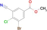 Methyl 3-bromo-4-chloro-5-cyanobenzoate