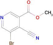 Methyl 5-bromo-4-cyanonicotinate