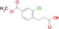 3-(2-Chloro-4-(methoxycarbonyl)phenyl)propanoic acid