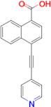 4-(Pyridin-4-ylethynyl)-1-naphthoic acid