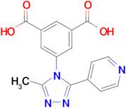 5-(3-Methyl-5-(pyridin-4-yl)-4H-1,2,4-triazol-4-yl)isophthalic acid