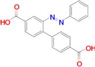 (E)-2-(Phenyldiazenyl)-[1,1'-biphenyl]-4,4'-dicarboxylic acid