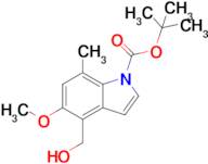 tert-Butyl 4-(hydroxymethyl)-5-methoxy-7-methyl-1H-indole-1-carboxylate