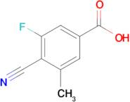 4-Cyano-3-fluoro-5-methylbenzoic acid