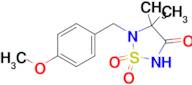 5-(4-Methoxybenzyl)-4,4-dimethyl-1,2,5-thiadiazolidin-3-one 1,1-dioxide