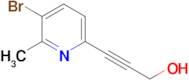 3-(5-Bromo-6-methylpyridin-2-yl)prop-2-yn-1-ol