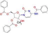 (2R,3R,4S,5R)-5-(4-benzamido-2-oxopyrimidin-1(2H)-yl)-2-((benzoyloxy)methyl)-4-hydroxy-4-methyltet…