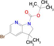 tert-Butyl 5-bromo-3,3-dimethyl-2,3-dihydro-1H-pyrrolo[2,3-b]pyridine-1-carboxylate