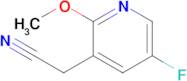 2-(5-Fluoro-2-methoxypyridin-3-yl)acetonitrile