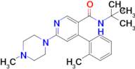 N-(tert-Butyl)-6-(4-methylpiperazin-1-yl)-4-(o-tolyl)nicotinamide