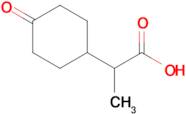 2-(4-Oxocyclohexyl)propanoic acid