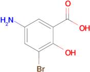 5-Amino-3-bromo-2-hydroxybenzoic acid