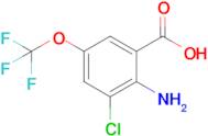 2-Amino-3-chloro-5-(trifluoromethoxy)benzoic acid