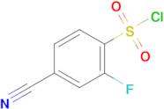 4-Cyano-2-fluorobenzenesulfonyl chloride