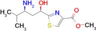 Methyl 2-((1R,3S)-3-amino-1-hydroxy-4-methylpentyl)thiazole-4-carboxylate