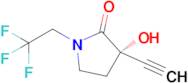 (S)-3-Ethynyl-3-hydroxy-1-(2,2,2-trifluoroethyl)pyrrolidin-2-one