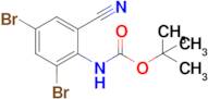 tert-Butyl (2,4-dibromo-6-cyanophenyl)carbamate