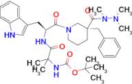 Tert-Butyl (1-(((S)-1-((R)-3-benzyl-3-(1,2,2-trimethylhydrazinecarbonyl)piperidin-1-yl)-3-(1H-indo…