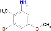 3-Bromo-5-methoxy-2-methylaniline