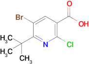 5-Bromo-6-(tert-butyl)-2-chloronicotinic acid