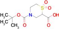 4-(tert-Butoxycarbonyl)thiomorpholine-2-carboxylic acid 1,1-dioxide