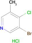 3-Bromo-4-chloro-5-methylpyridine hydrochloride