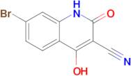 7-Bromo-4-hydroxy-2-oxo-1,2-dihydroquinoline-3-carbonitrile