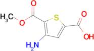 4-Amino-5-(methoxycarbonyl)thiophene-2-carboxylic acid