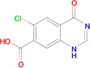 6-chloro-4-oxo-1,4-dihydroquinazoline-7-carboxylic acid