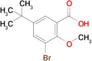 3-Bromo-5-(tert-butyl)-2-methoxybenzoic acid