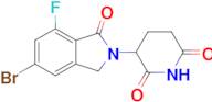 3-(5-Bromo-7-fluoro-1-oxoisoindolin-2-yl)piperidine-2,6-dione
