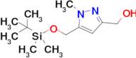 (5-(((tert-Butyldimethylsilyl)oxy)methyl)-1-methyl-1H-pyrazol-3-yl)methanol