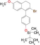 (4-(2-Bromo-6-methoxy-3,4-dihydronaphthalen-1-yl)phenoxy)(tert-butyl)dimethylsilane