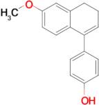 4-(6-Methoxy-3,4-dihydronaphthalen-1-yl)phenol