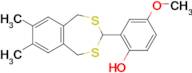 2-(7,8-Dimethyl-1,5-dihydrobenzo[e][1,3]dithiepin-3-yl)-4-methoxyphenol