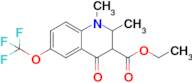 Ethyl 1,2-dimethyl-4-oxo-6-(trifluoromethoxy)-1,2,3,4-tetrahydroquinoline-3-carboxylate