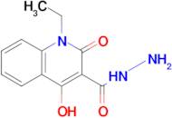 1-Ethyl-4-hydroxy-2-oxo-1,2-dihydroquinoline-3-carbohydrazide