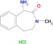 (S)-1-Amino-3-methyl-4,5-dihydro-1H-benzo[d]azepin-2(3H)-one hydrochloride