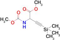 Methyl 2-((methoxycarbonyl)amino)-4-(trimethylsilyl)but-3-ynoate