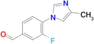 3-Fluoro-4-(4-methyl-1H-imidazol-1-yl)-Benzaldehyde