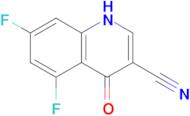 5,7-difluoro-4-oxo-1,4-dihydroquinoline-3-carbonitrile