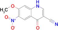 7-methoxy-6-nitro-4-oxo-1,4-dihydroquinoline-3-carbonitrile