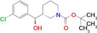 tert-Butyl (R)-3-((R)-(3-chlorophenyl)(hydroxy)methyl)piperidine-1-carboxylate