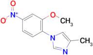 1-(2-methoxy-4-nitrophenyl)-4-methyl-1H-imidazole