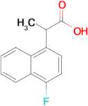 2-(4-Fluoronaphthalen-1-yl)propanoic acid