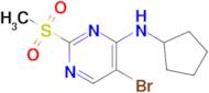 5-Bromo-N-cyclopentyl-2-(methylsulfonyl)pyrimidin-4-amine