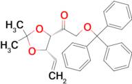 1-((4S,5S)-2,2-dimethyl-5-vinyl-1,3-dioxolan-4-yl)-2-(trityloxy)ethanone