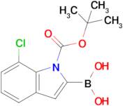 (1-(tert-Butoxycarbonyl)-7-chloro-1H-indol-2-yl)boronic acid