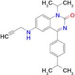 1-Isopropyl-4-(4-isopropylphenyl)-6-(prop-2-yn-1-ylamino)quinazolin-2(1H)-one