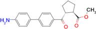 Methyl (1R,2R)-2-(4'-amino-[1,1'-biphenyl]-4-carbonyl)cyclopentane-1-carboxylate